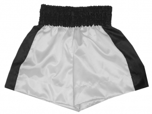 Kanong Old School Boxing Shorts : KNBSH-301-Classic-White